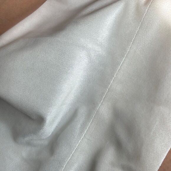 54x94 (2 Panels ) Window Curtains . white velvet NEW - Picture 1 of 3